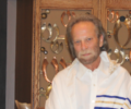 Cantor Brian with Shofar - very large